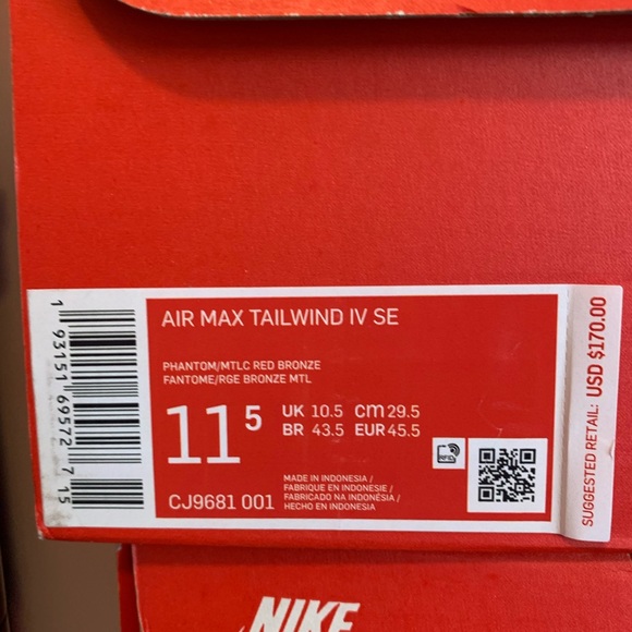 Air Max Tailwind IV SE - Picture 12 of 12